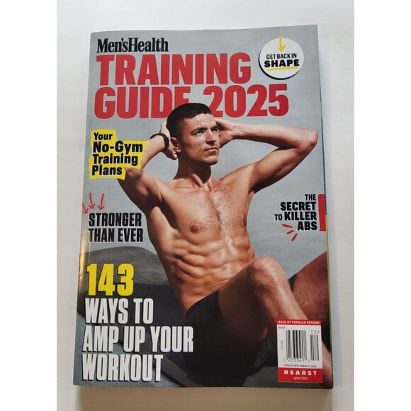 Mens Health Training Guide 2025 AND Lose Your Gut Magazines New - Picture 2 of 10